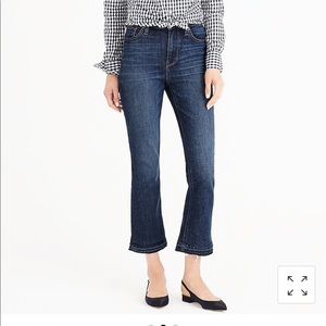 NWT Jcrew Billie Demi Boot Crop jean 27P